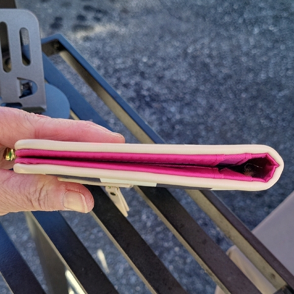 Spartina 449 Navy and Tan Striped Wallet - Picture 14 of 16